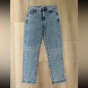 Garage High-Rise Acid Wash Light Blue Jeans